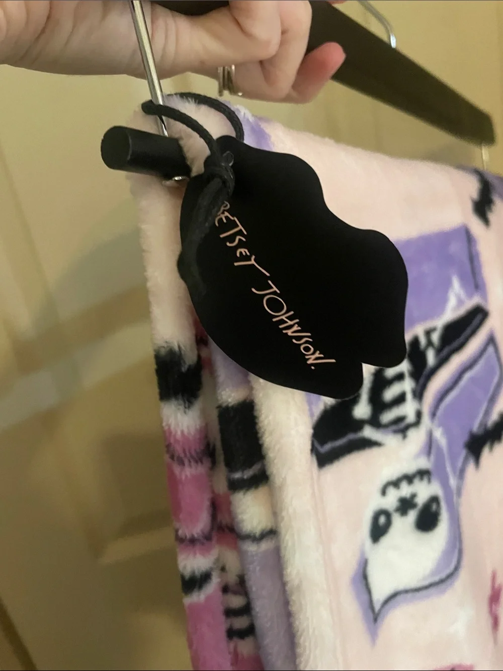 Betsey Johnson Skeleton Blanket